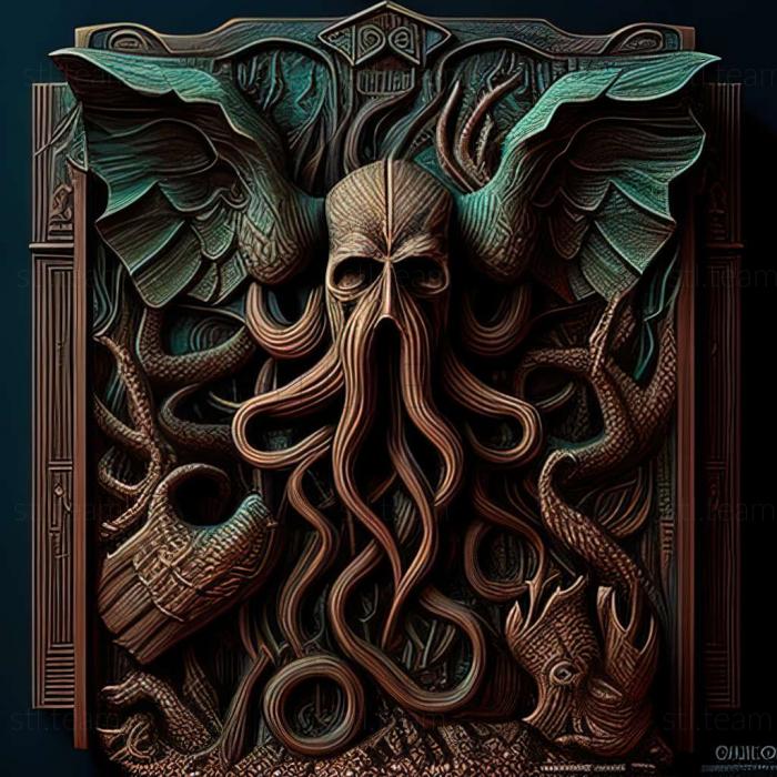 3D model Call of Cthulhu game (STL)